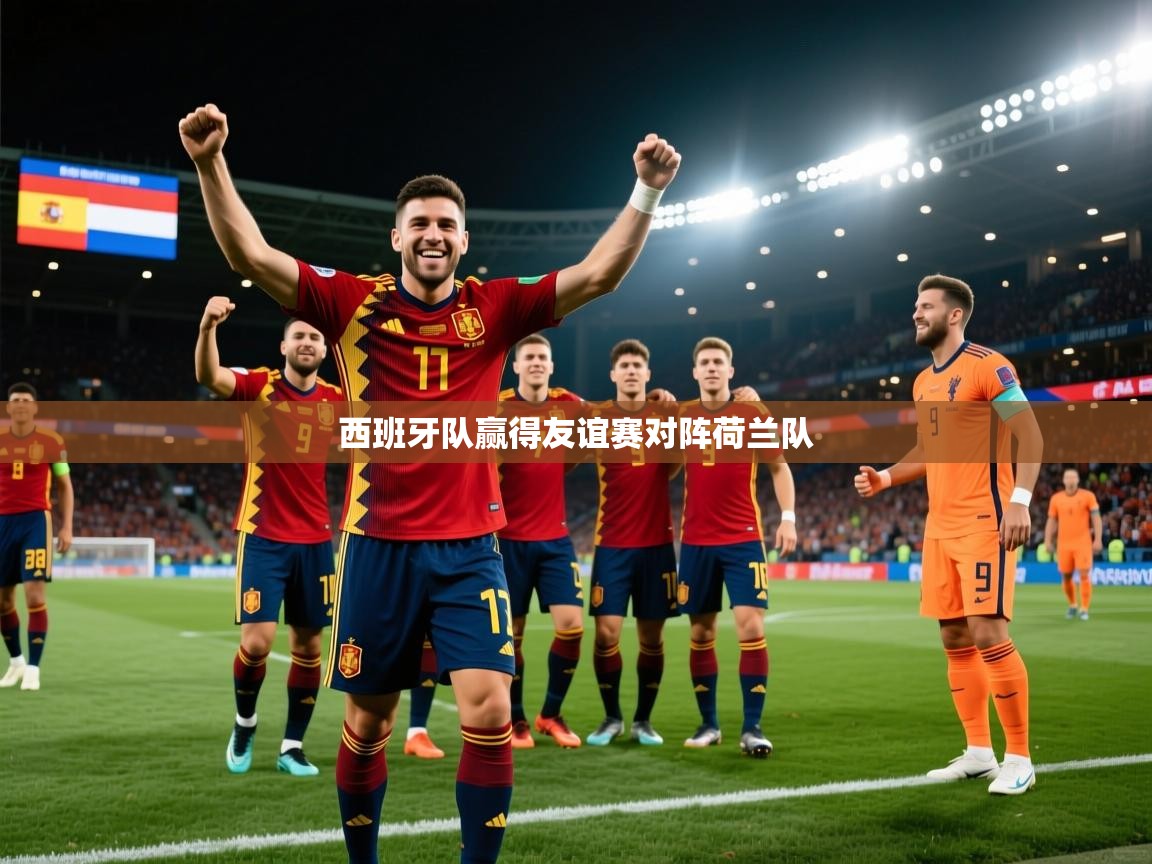 西班牙队赢得友谊赛对阵荷兰队